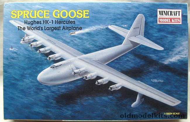 Minicraft 1/200 Howard Hughes Spruce Goose HK-1 Hercules - ex-Gakken / ex-Entex, 11607 plastic model kit